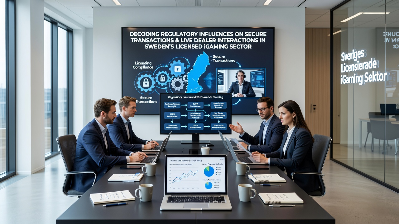 Live dealer studio setup under Swedish licensing compliance